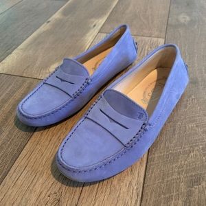 Women’s suede Tod’s loafers